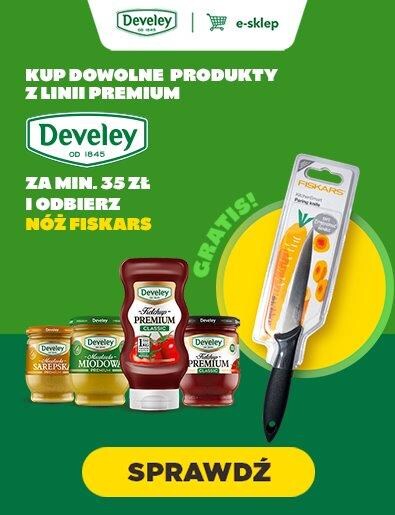 Develey Premium (12.04-21.04) - nóż fiskars-mobile